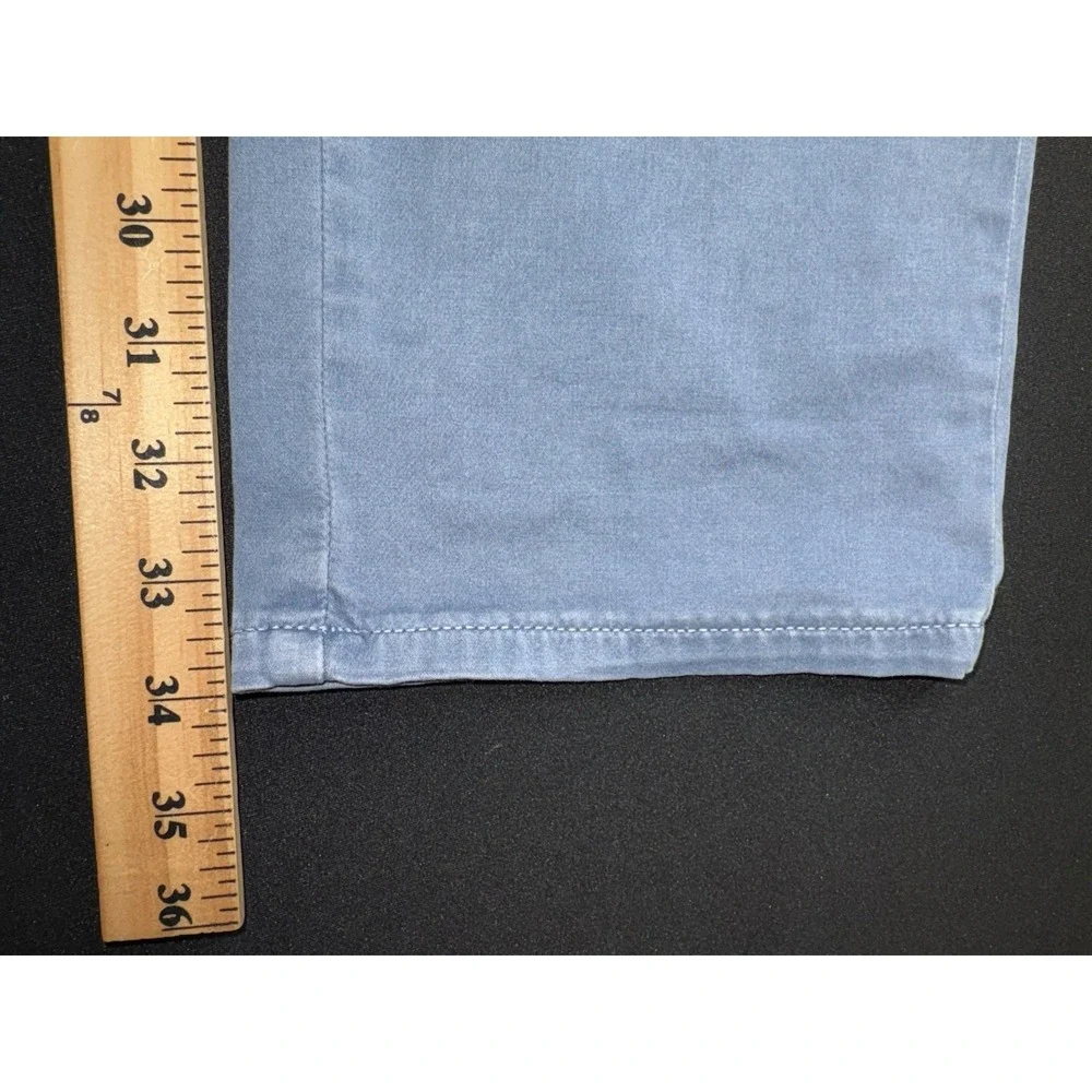 Johnnie-O Carmel Pants Men 34x34 5-Pocket Stretch JMPA100050 Blue Stretch Chinos
